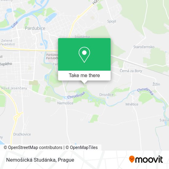 Карта Nemošická Studánka