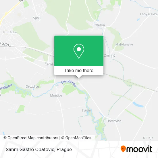 Карта Sahm Gastro Opatovic