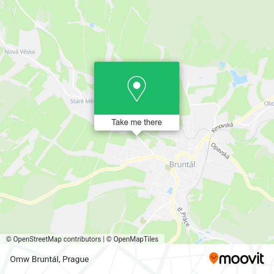 Карта Omw Bruntál