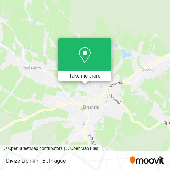Карта Divize Lipnik n. B.