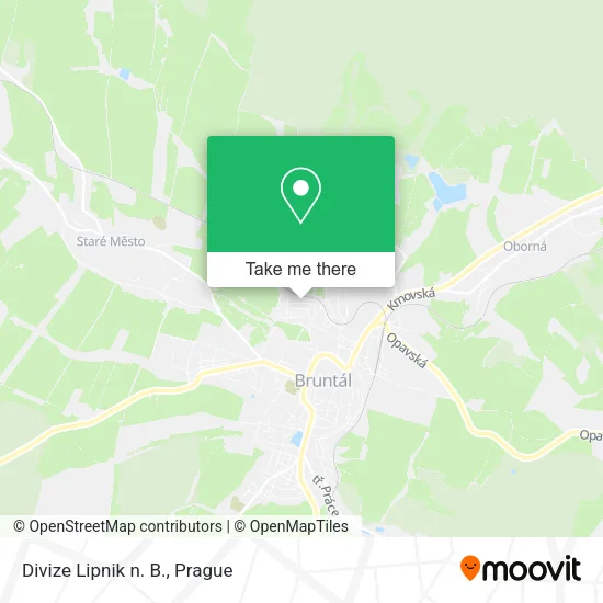 Карта Divize Lipnik n. B.
