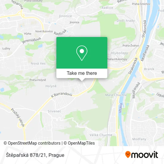 Карта Štěpařská 878/21