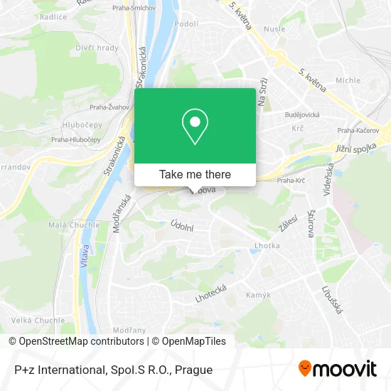 Карта P+z International, Spol.S R.O.