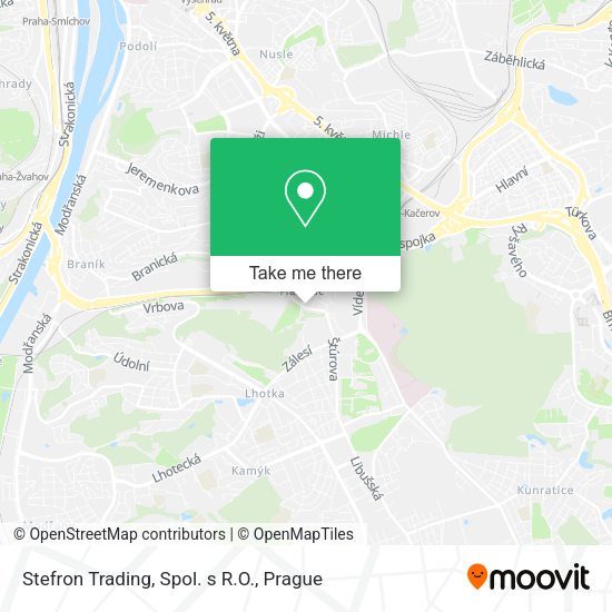 Карта Stefron Trading, Spol. s R.O.