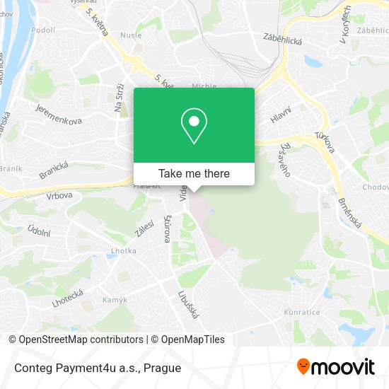 Карта Conteg Payment4u a.s.