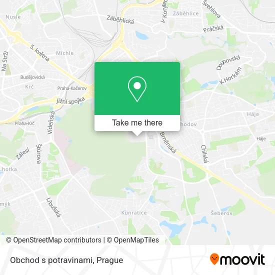 Карта Obchod s potravinami