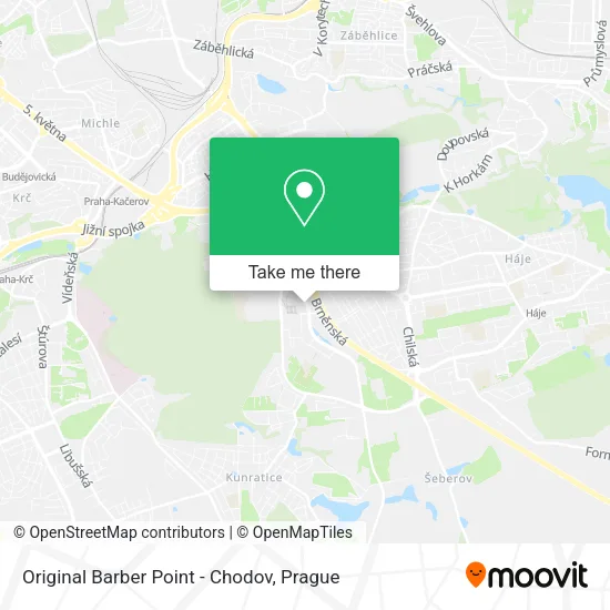 Original Barber Point - Chodov map