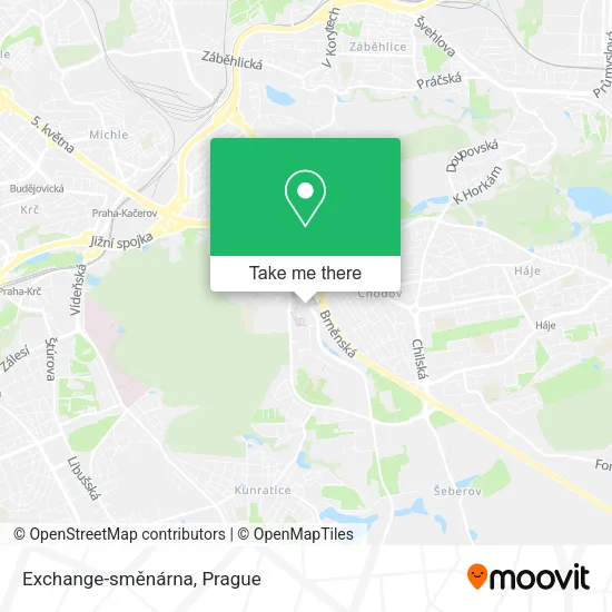 Exchange-směnárna map