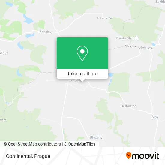 Карта Continental