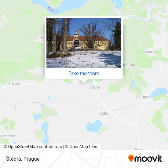 Карта Štědrá