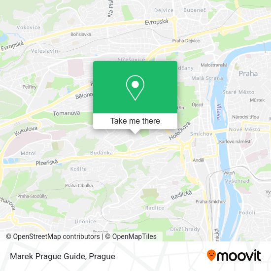 Карта Marek Prague Guide