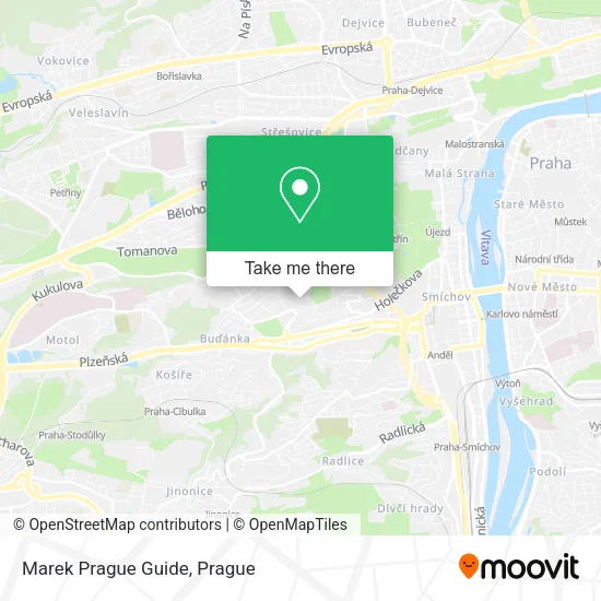 Карта Marek Prague Guide