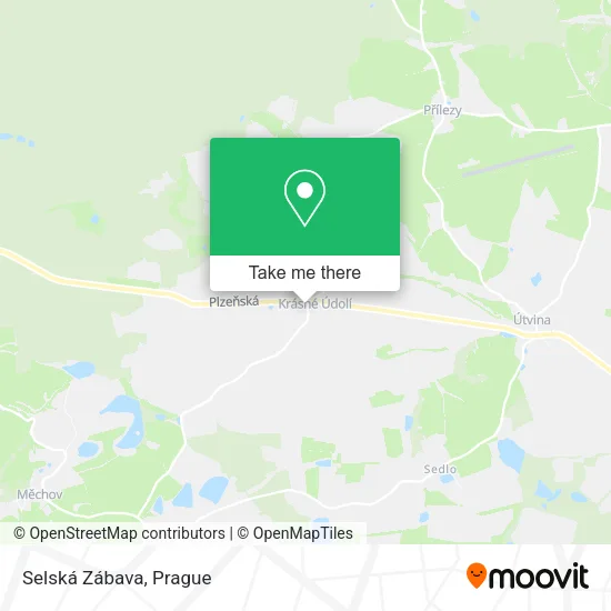 Карта Selská Zábava