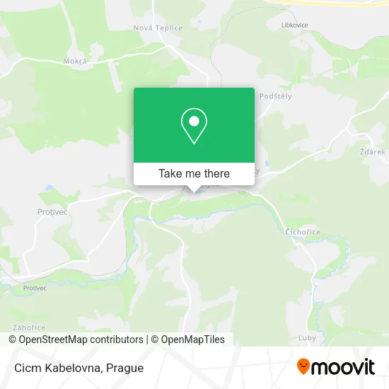 Карта Cicm Kabelovna