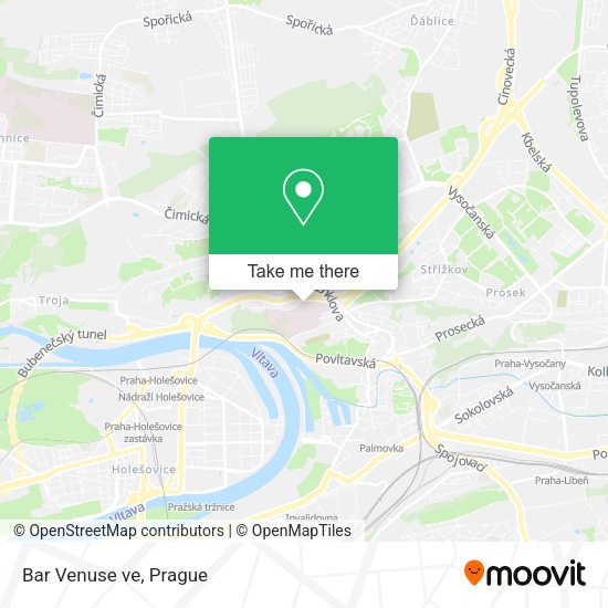 Карта Bar Venuse ve