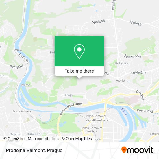Карта Prodejna Valmont