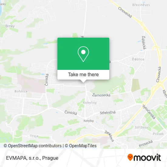 Карта EVMAPA, s.r.o.