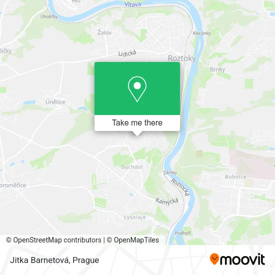 Jitka Barnetová map