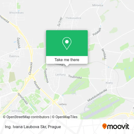 Карта Ing. Ivana Laubova Skr