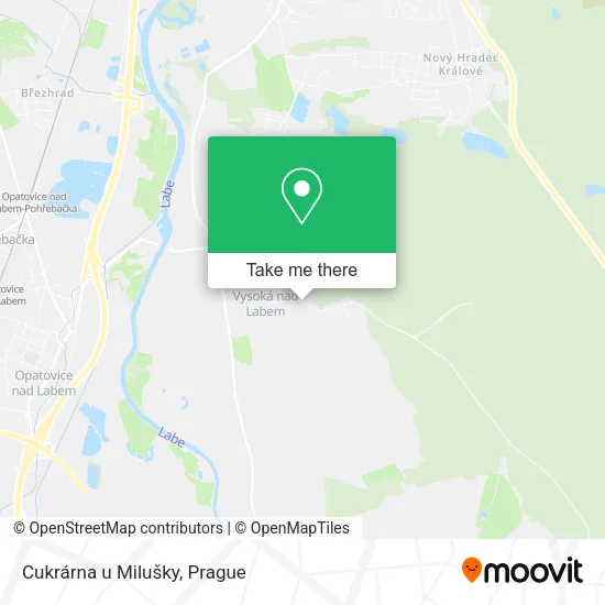 Карта Cukrárna u Milušky