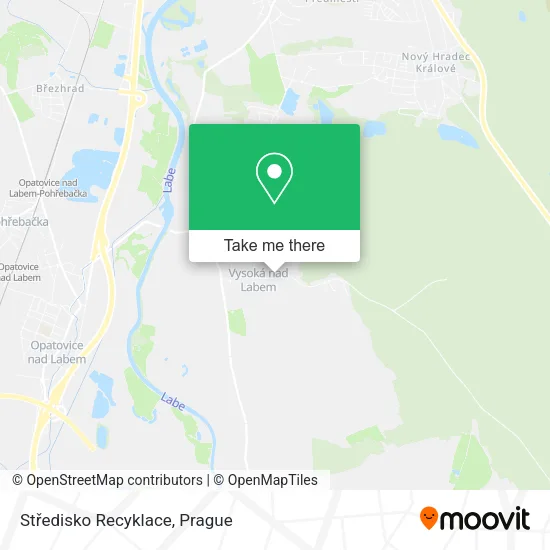 Карта Středisko Recyklace