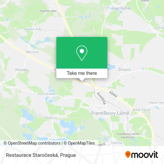 Карта Restaurace Staročeská
