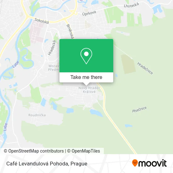 Карта Café Levandulová Pohoda