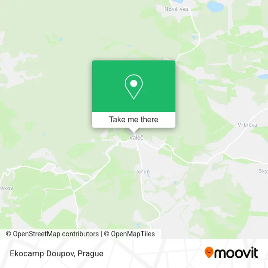 Карта Ekocamp Doupov