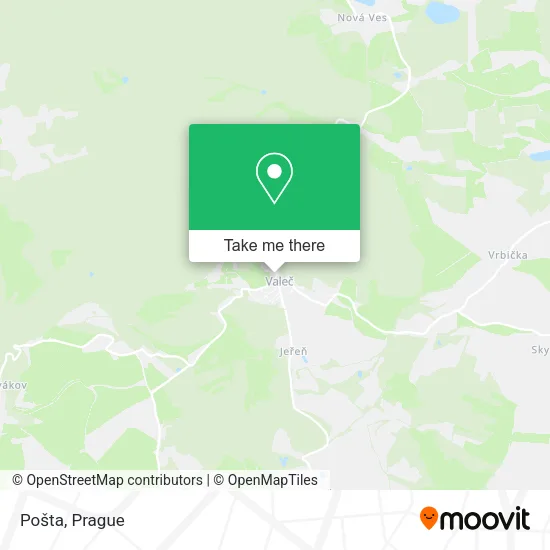 Карта Pošta