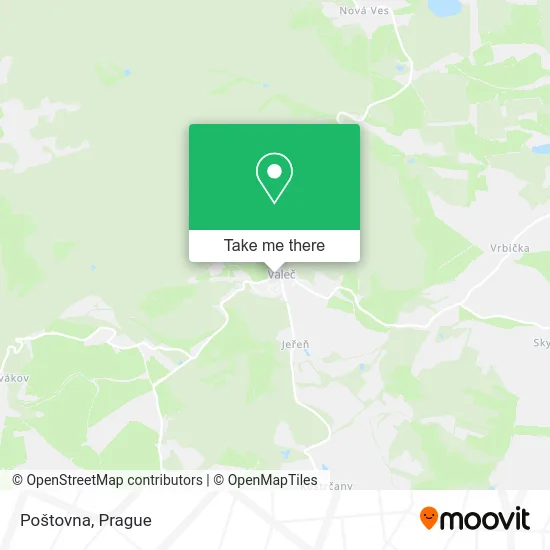 Карта Poštovna