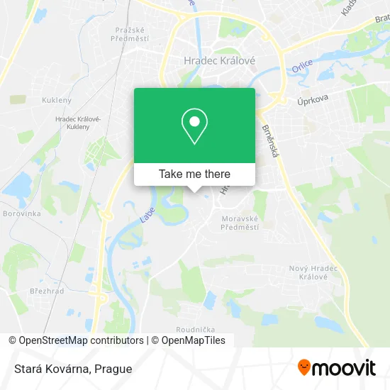Карта Stará Kovárna