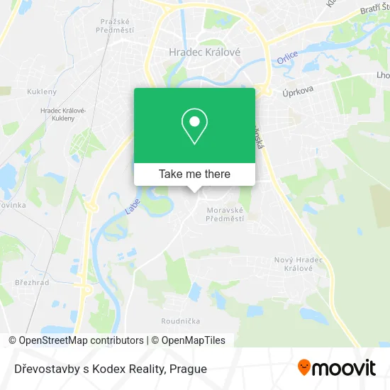 Карта Dřevostavby s Kodex Reality