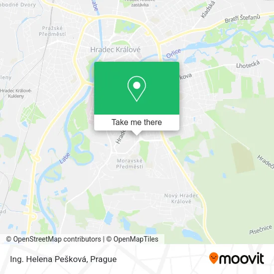Ing. Helena Pešková map