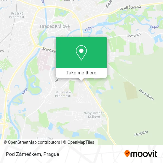 Карта Pod Zámečkem