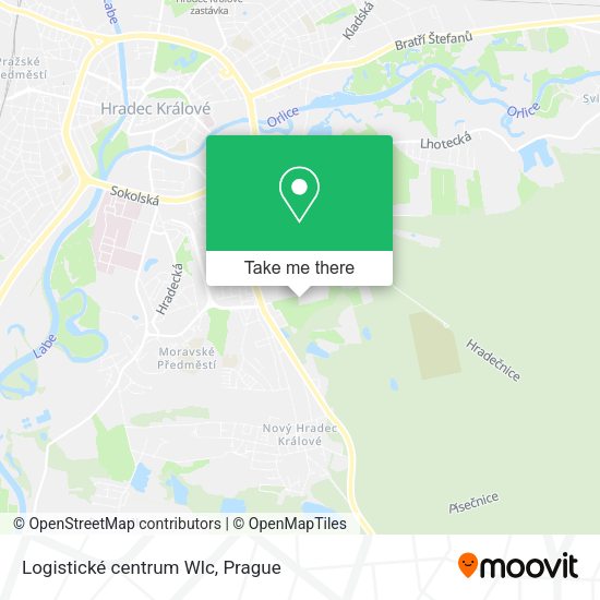 Карта Logistické centrum Wlc