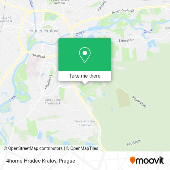 Карта 4home-Hradec Kralov