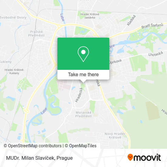 Карта MUDr. Milan Slavíček