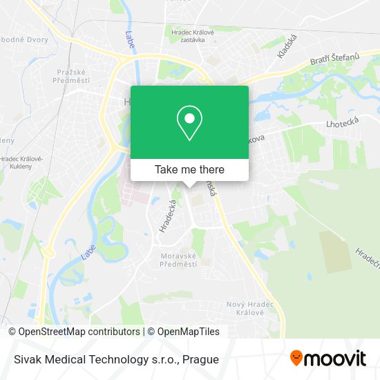 Карта Sivak Medical Technology s.r.o.