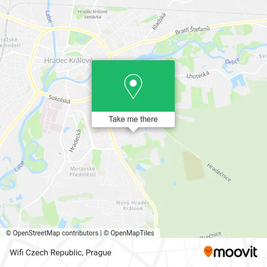 Карта Wifi Czech Republic