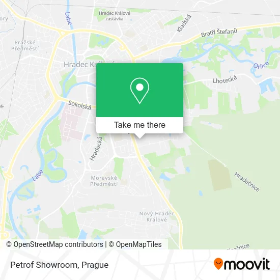 Карта Petrof Showroom