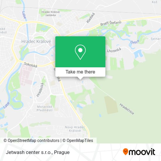 Карта Jetwash center s.r.o.