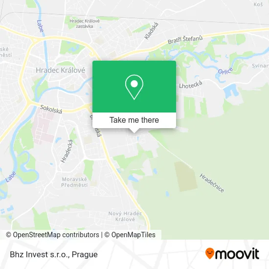 Карта Bhz Invest s.r.o.