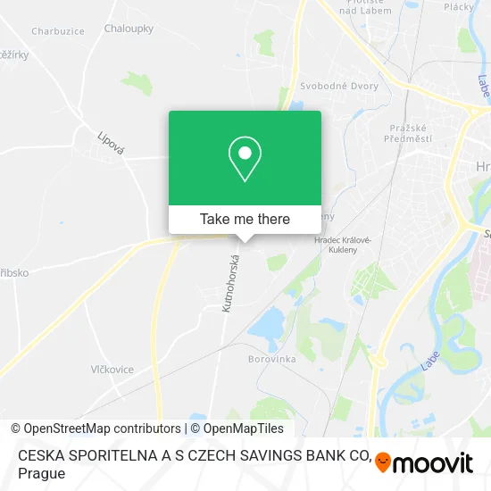 Карта CESKA SPORITELNA A S CZECH SAVINGS BANK CO