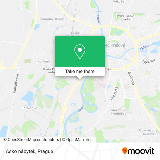Карта Asko nábytek