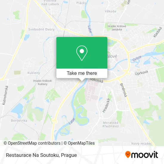 Карта Restaurace Na Soutoku
