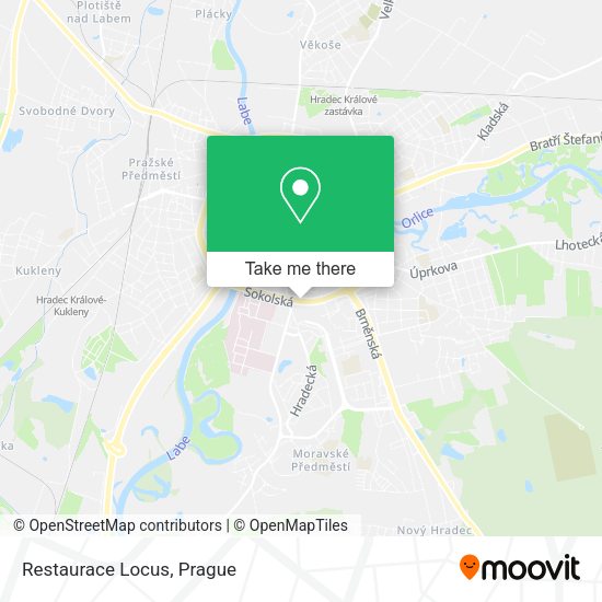 Карта Restaurace Locus