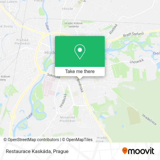 Карта Restaurace Kaskáda