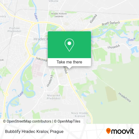 Карта Bubblify Hradec Kralov
