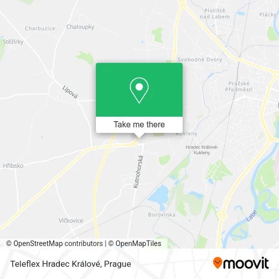 Карта Teleflex Hradec Králové
