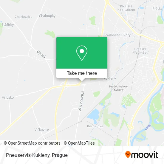 Карта Pneuservis-Kukleny